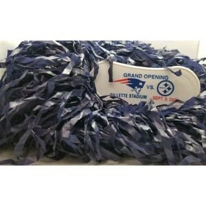 Vintage New England Patriots Gillette Stadium Opening Night Sept 9 2002 Pom Pom